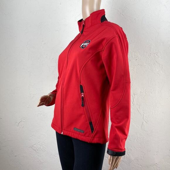 Zorrel The Weather Series Women Red Mock Neck  Fleece Lined Full Zip Jacket M - Picture 8 of 11